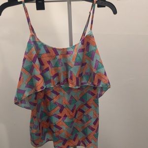 Tank top with pattern